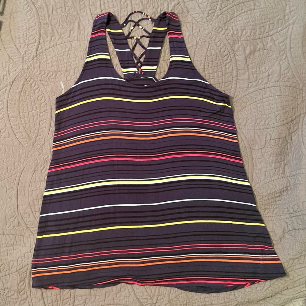 Maurice’s multi stripe tank top
